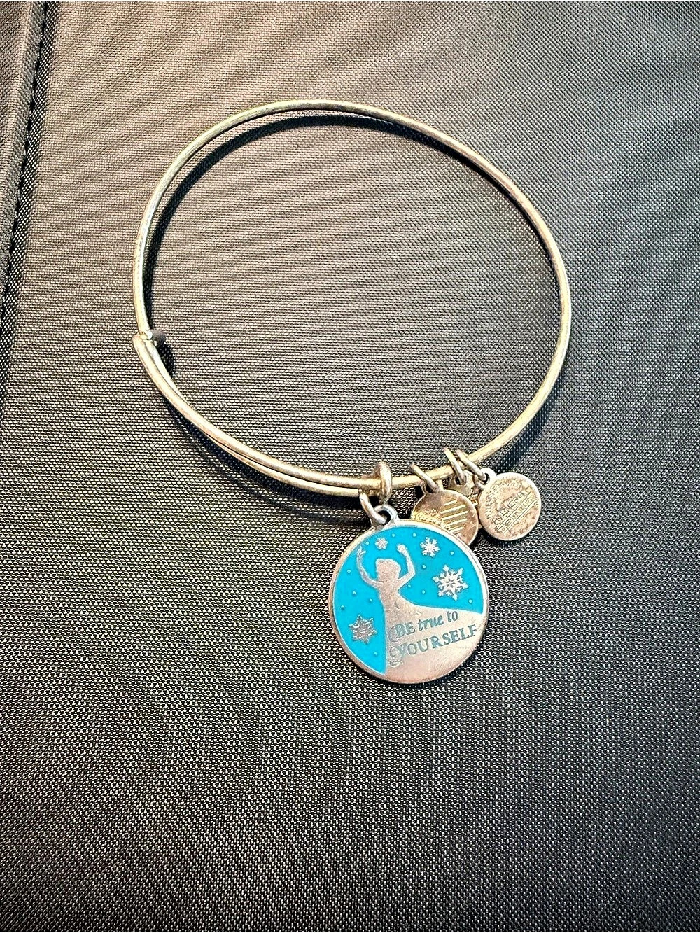 Alex and ani disney elsa charm bracelet